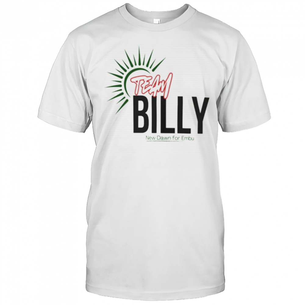 Team billy new dawn for Embu shirt