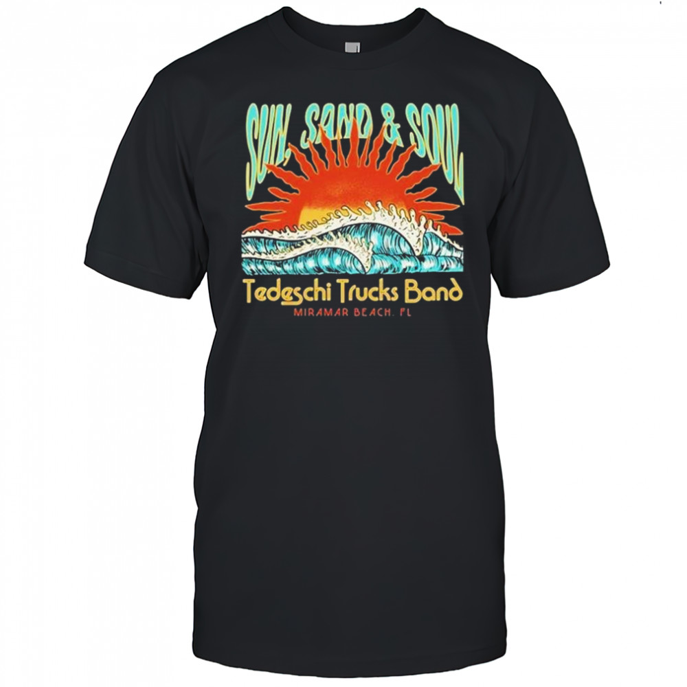Tedeschi Trucks Band Sun Sand And Soul 2025 Miramar Beach Florida T-shirt
