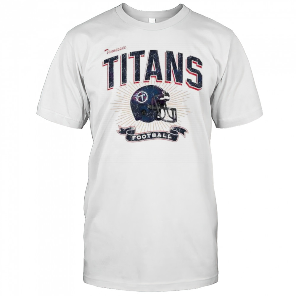 Tennessee Titans Football Helmet Distressed Design Shirt