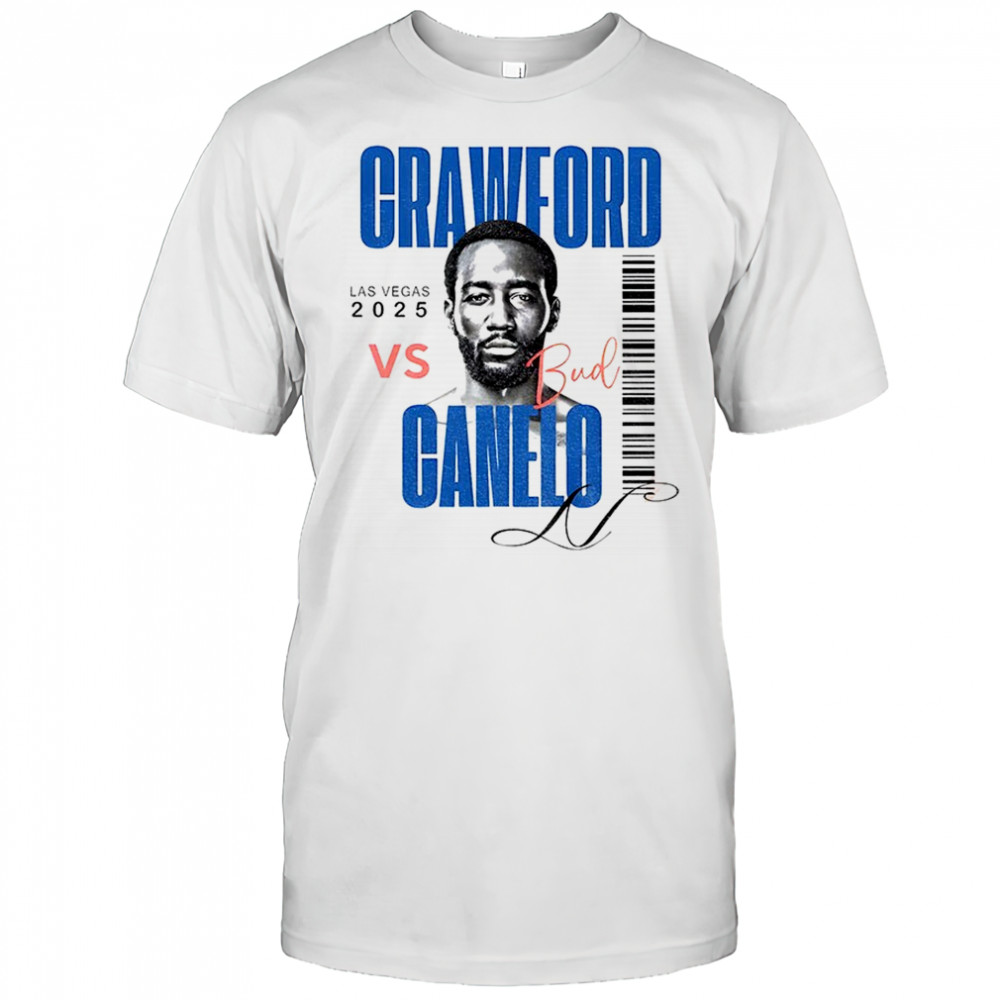 Terence Crawford Boxer Crawford vs Bud Canelo Las Vegas 2025 shirt