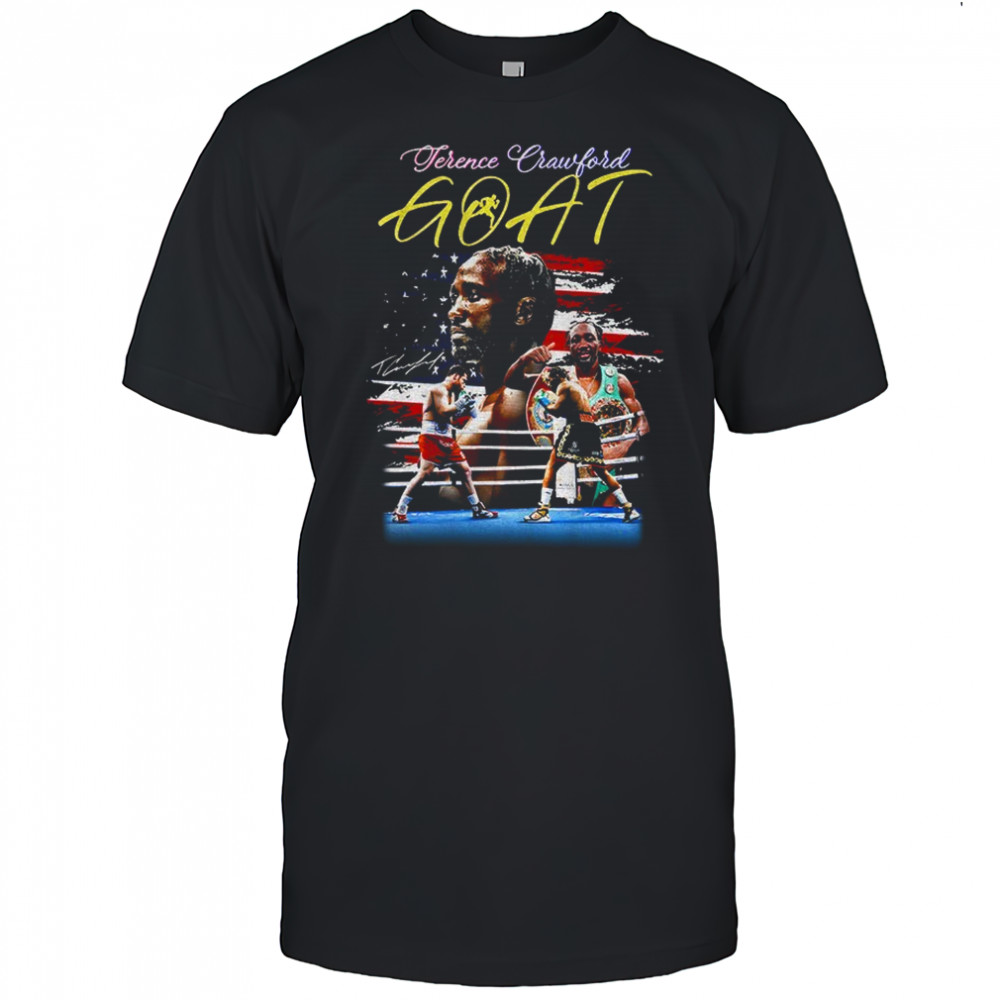 Terence Crawford title defense GOAT UFC shirt