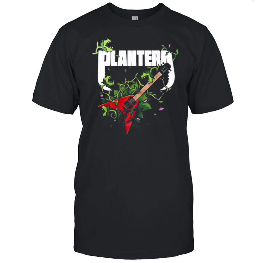 Terraria Plantera Axe Guitar T-shirt
