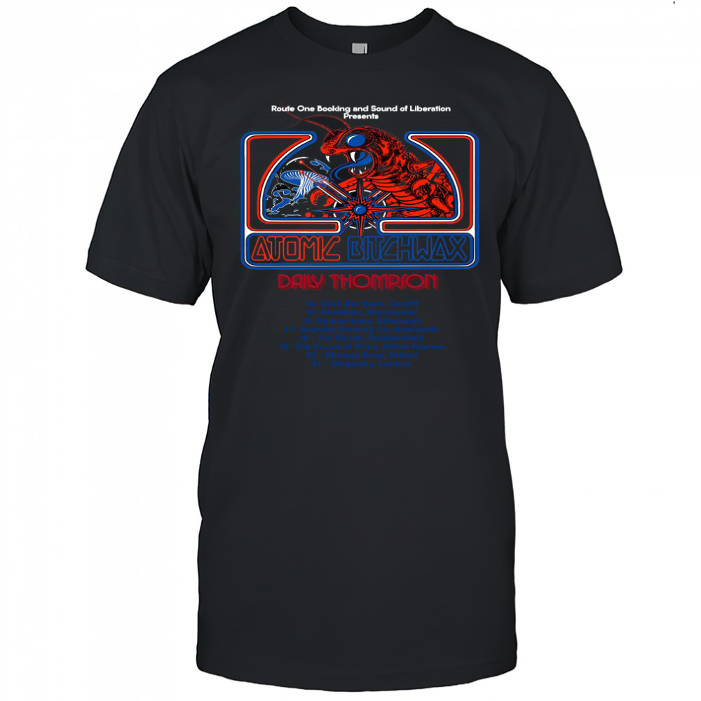 The Atomic Bitchwax Daily Thomson Tour 2023 T-Shirt