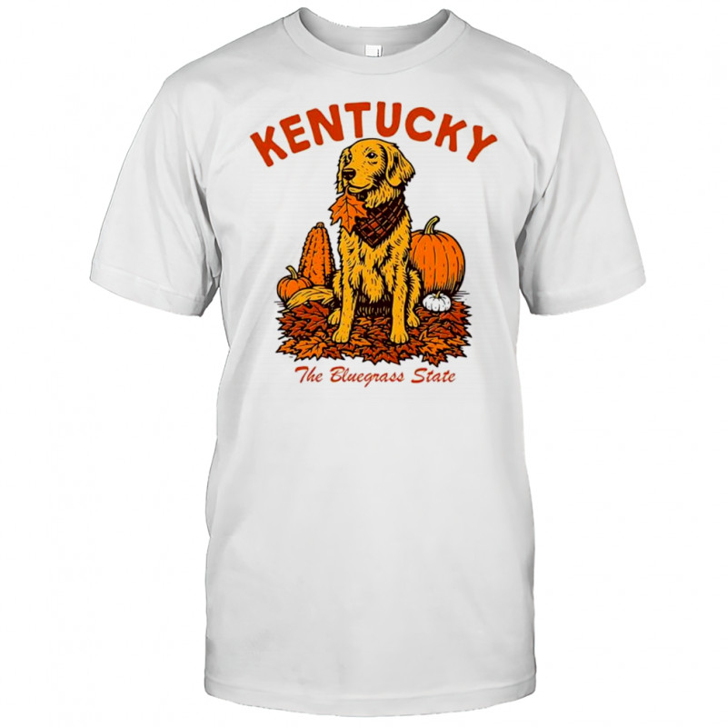 The Bluegrass Stay Golden Retriever autumn shirt