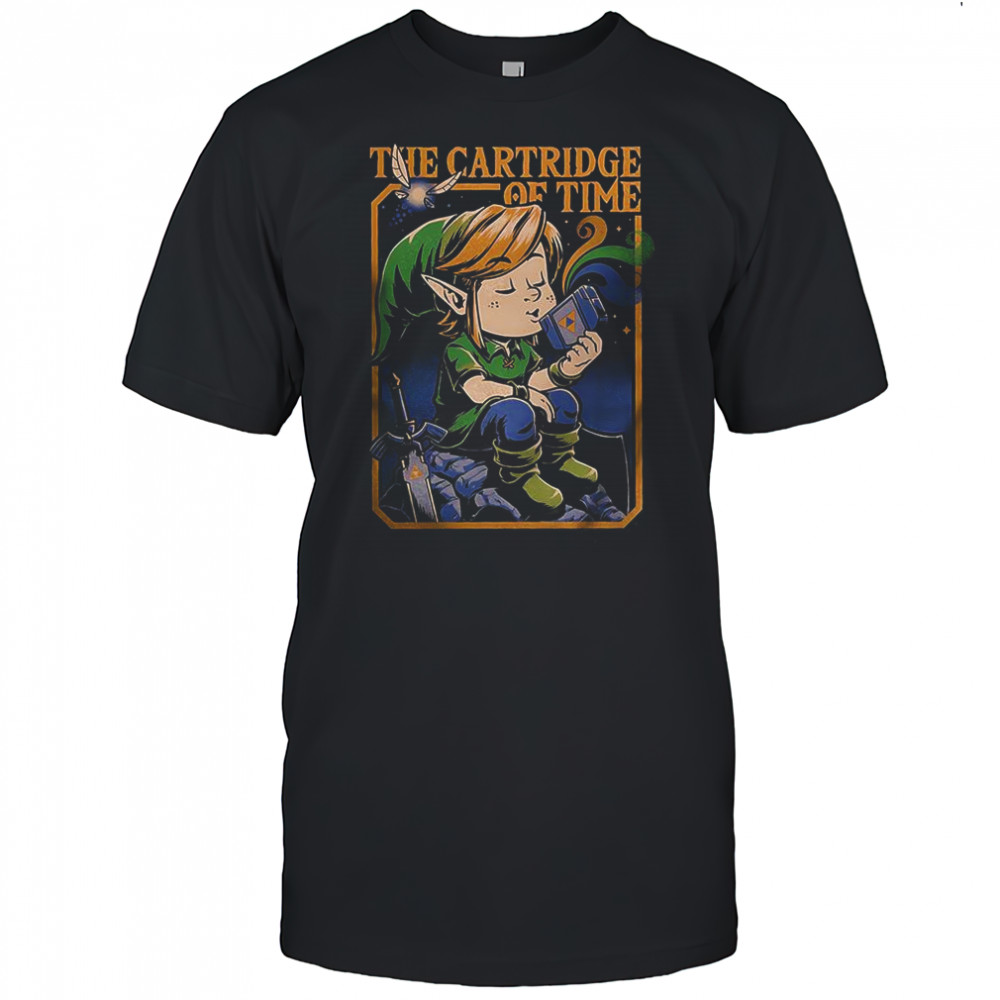 The cartridge of time the legend of Zelda game shirt