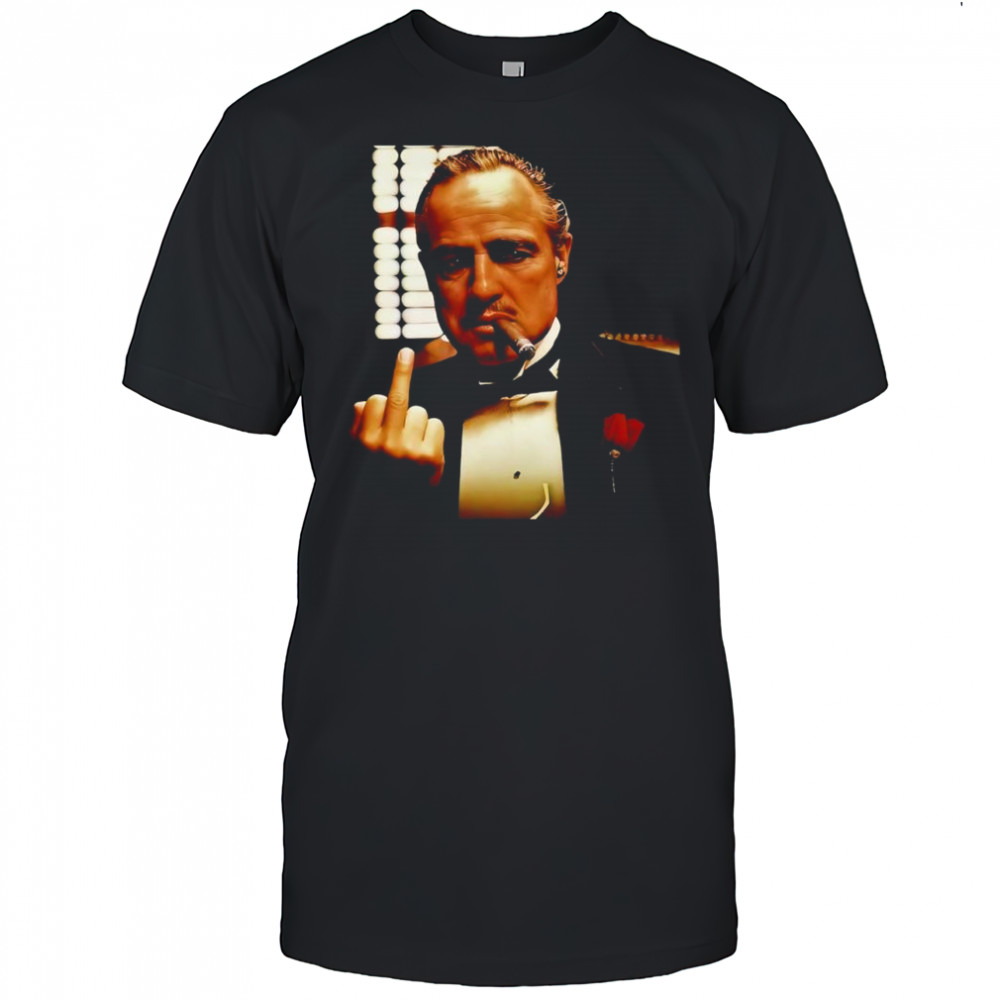 The Godfather middle finger retro shirt