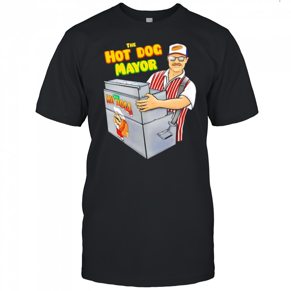 The Hot Dog Mayor graphic shirt