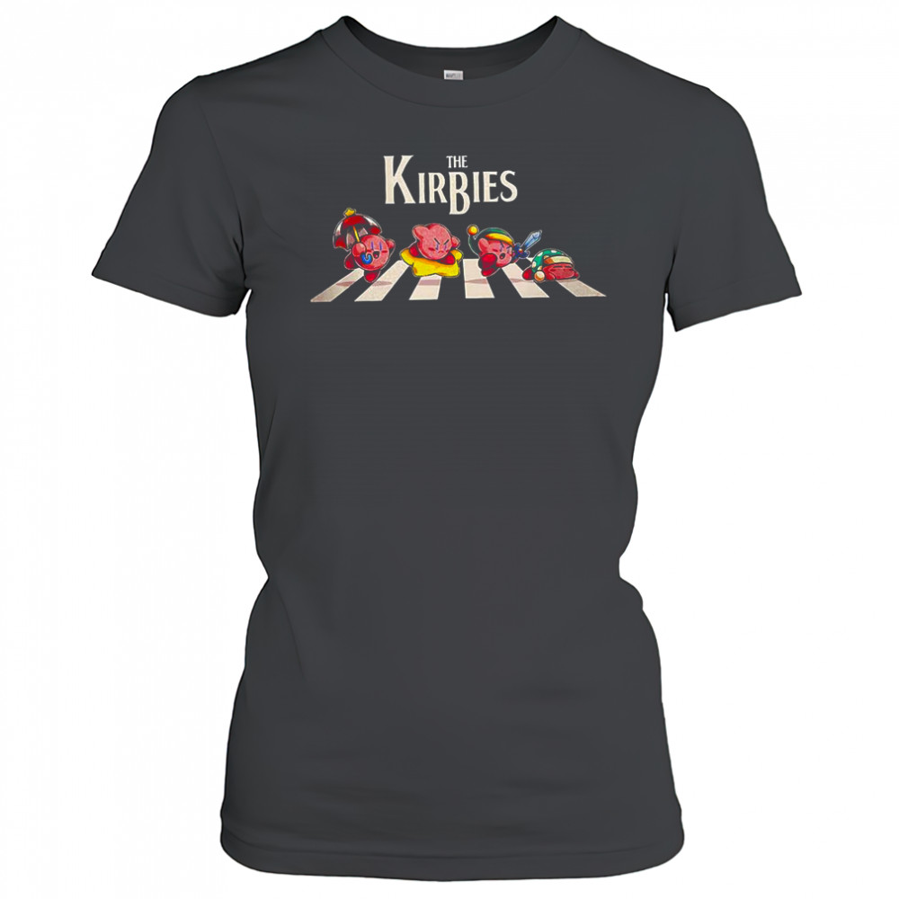 The Kirbies Kirby anime character cross the street shirt