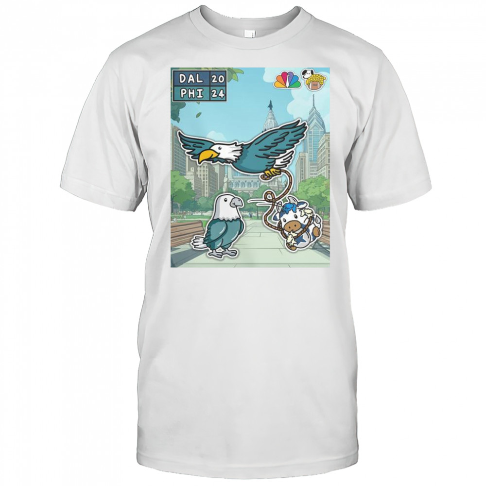 The Philadelphia Eagles Spit Out Their First Win Of The Season Defeat Dallas Cowboys T-Shirt