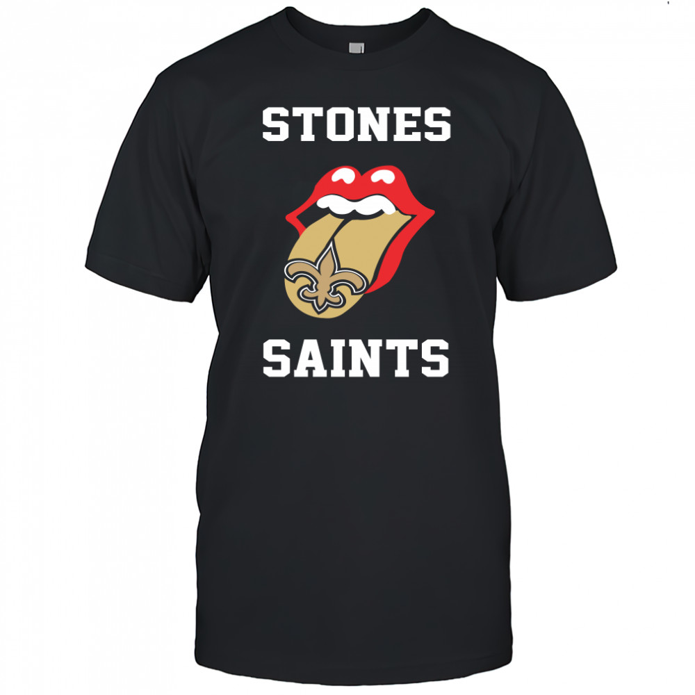 The Rolling Stones New Orleans Saints 2021 Shirt