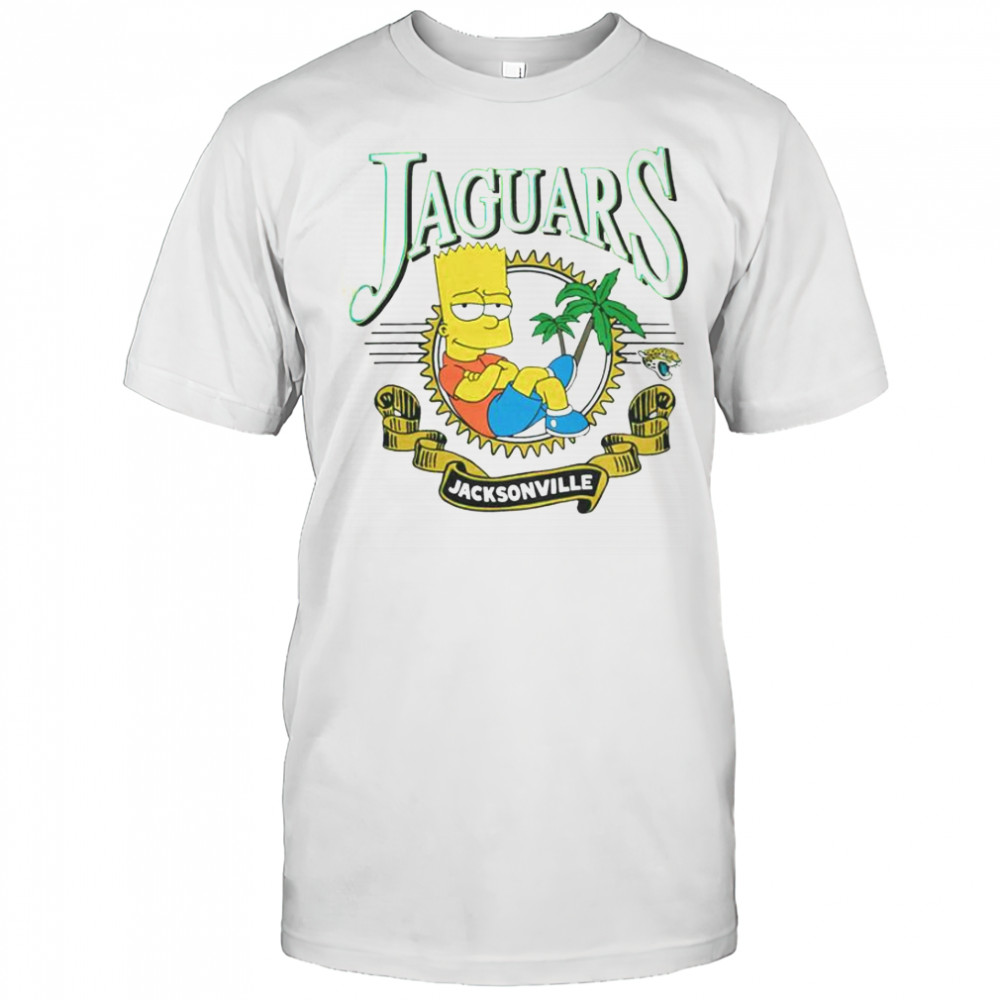 The Simpsons Bart X Jacksonville Jaguars T-Shirt