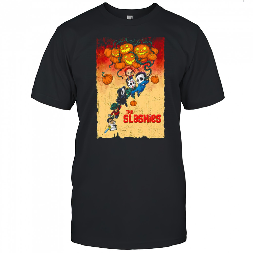 The Slashies horror chibi pumpkin shirt