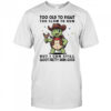 Too Old to Fight Too Slow to Run Cute Turtle Cowboy shirt