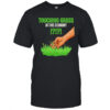 Touching grass in this economy graphic shirt