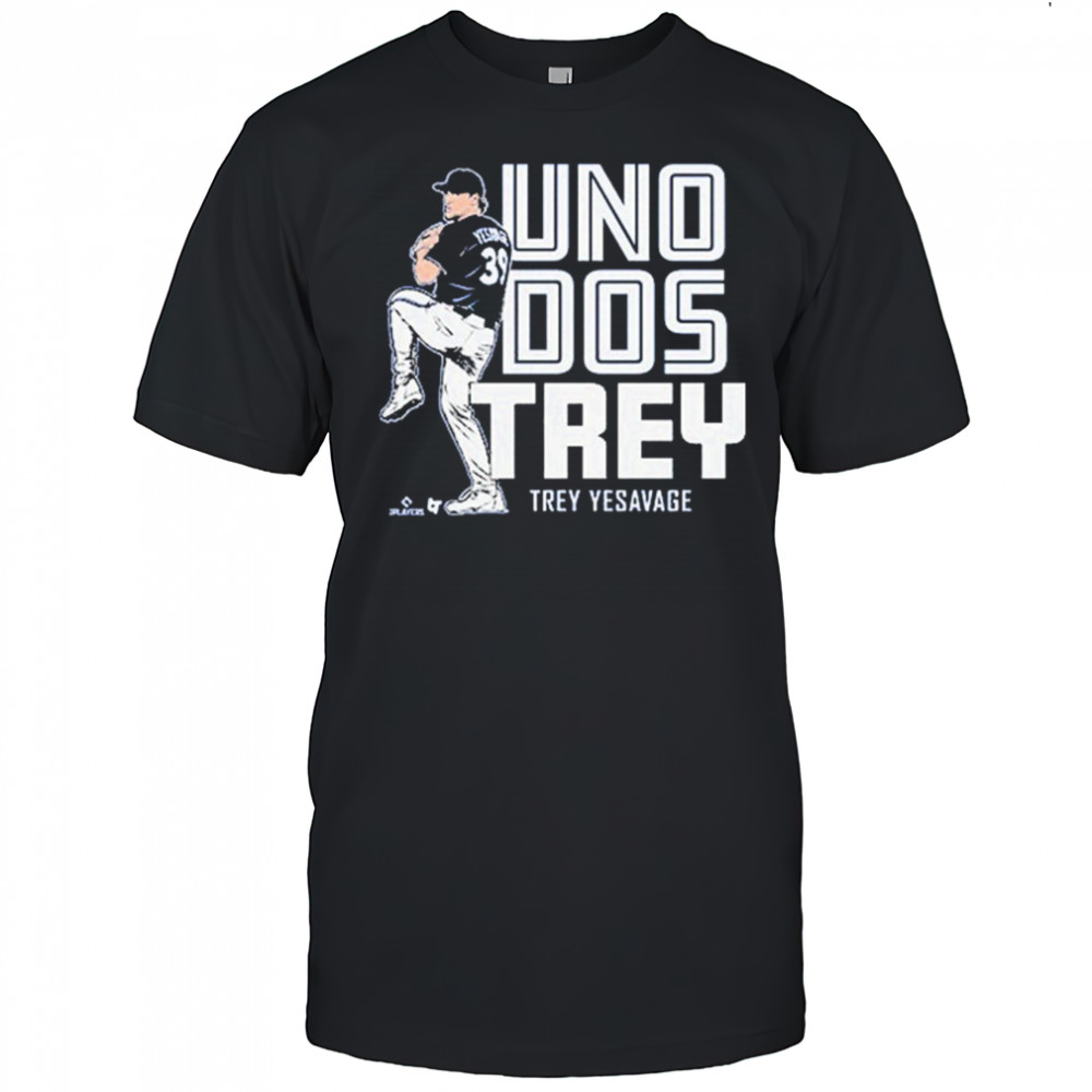 Trey Yesavage Uno Dos Trey T-Shirt