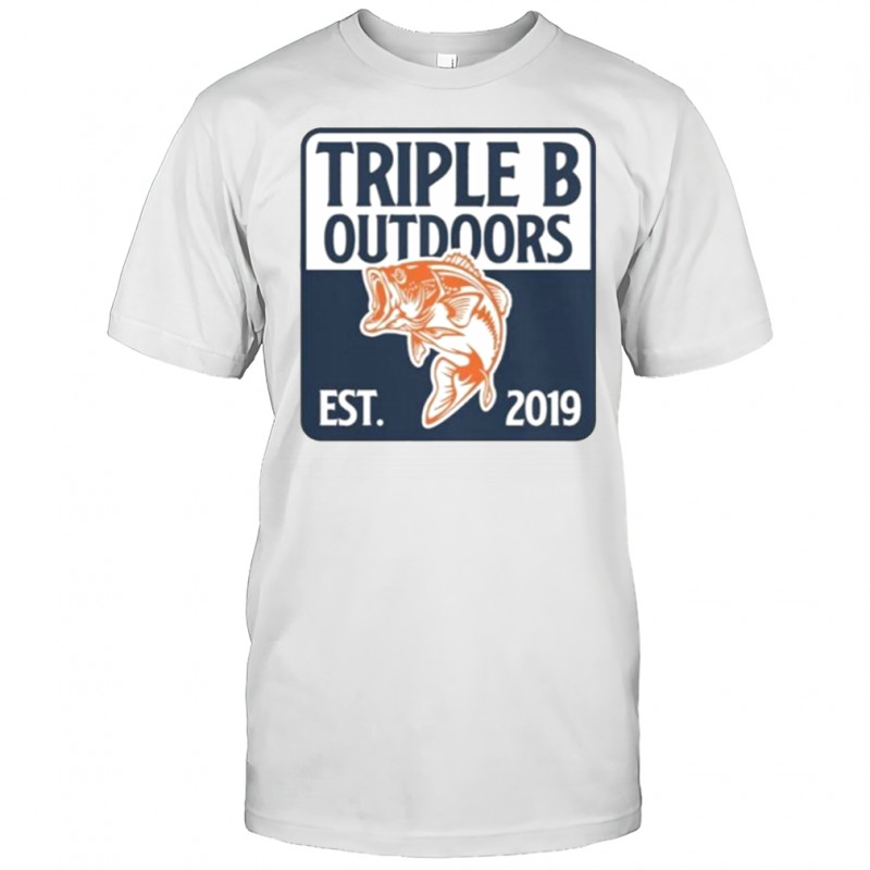 Triple B Outdoors Bass Fishing Est 2019 T-Shirt