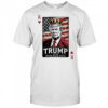Trump 2028 never back down playcard shirt