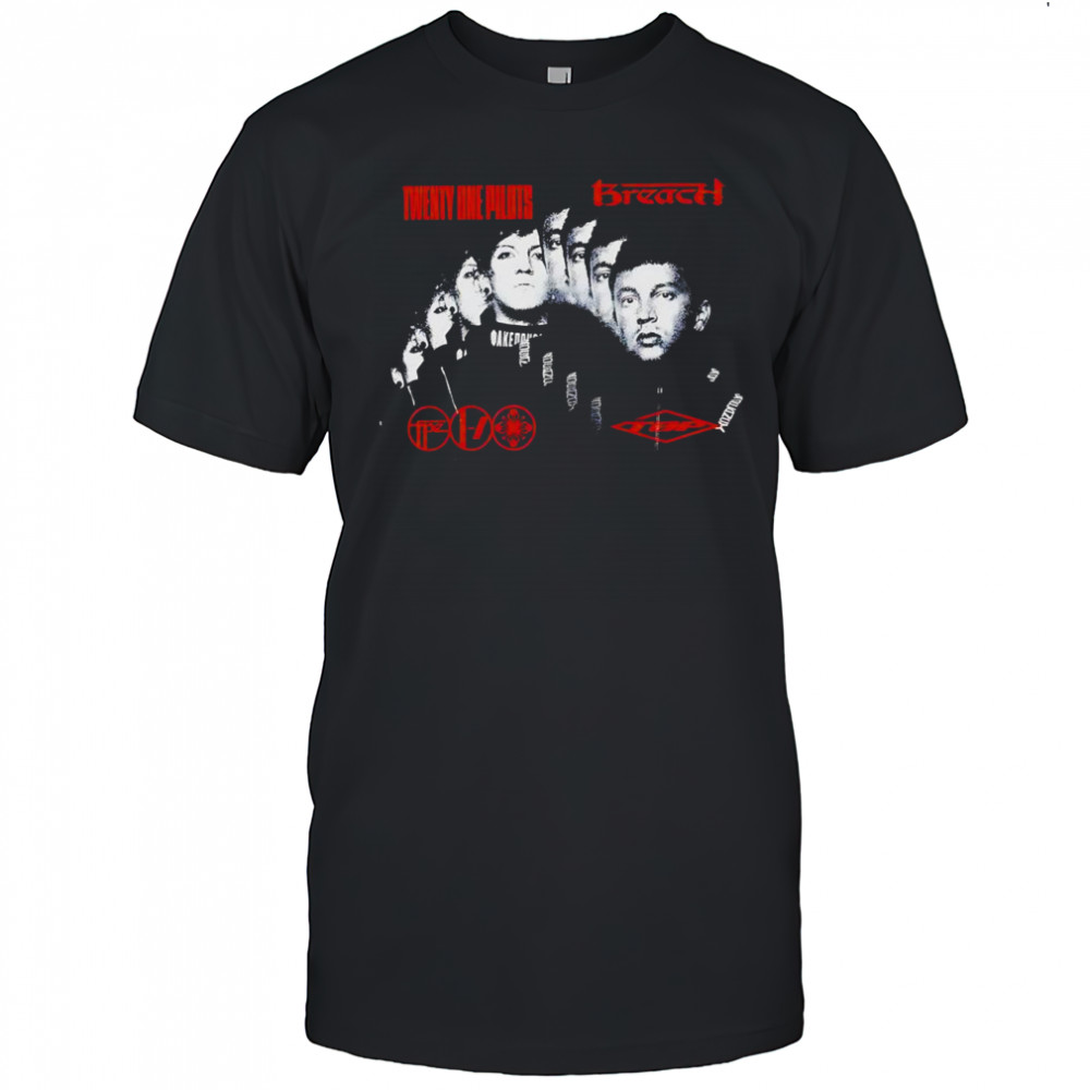 Twenty One Pilots Breach faces shirt