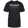 Tylenol nice try release the Epstein files political shirt
