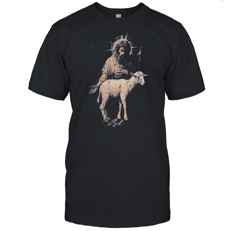 Undergold Agnus Dei Saint Shepherd Jesus Lamb T-shirt