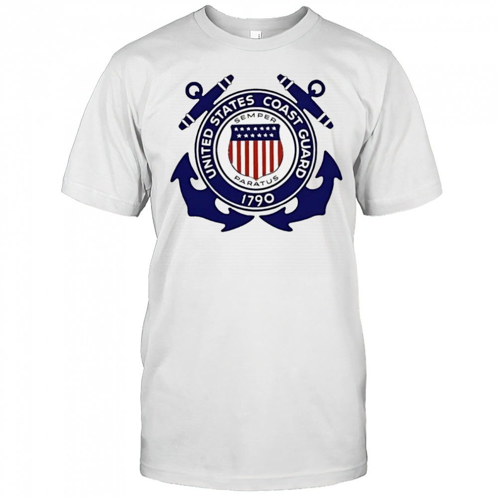 United States Coast Guard Semper Paratus 1790 logo shirt