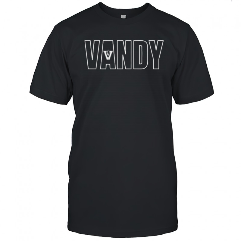 Vandy Vipers outline text school pride shirt