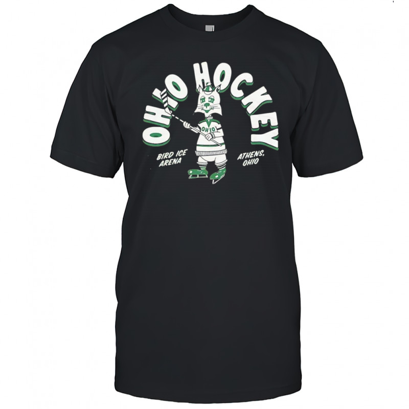 Vintage Ohio Hockey bird ice arena athens Ohio shirt