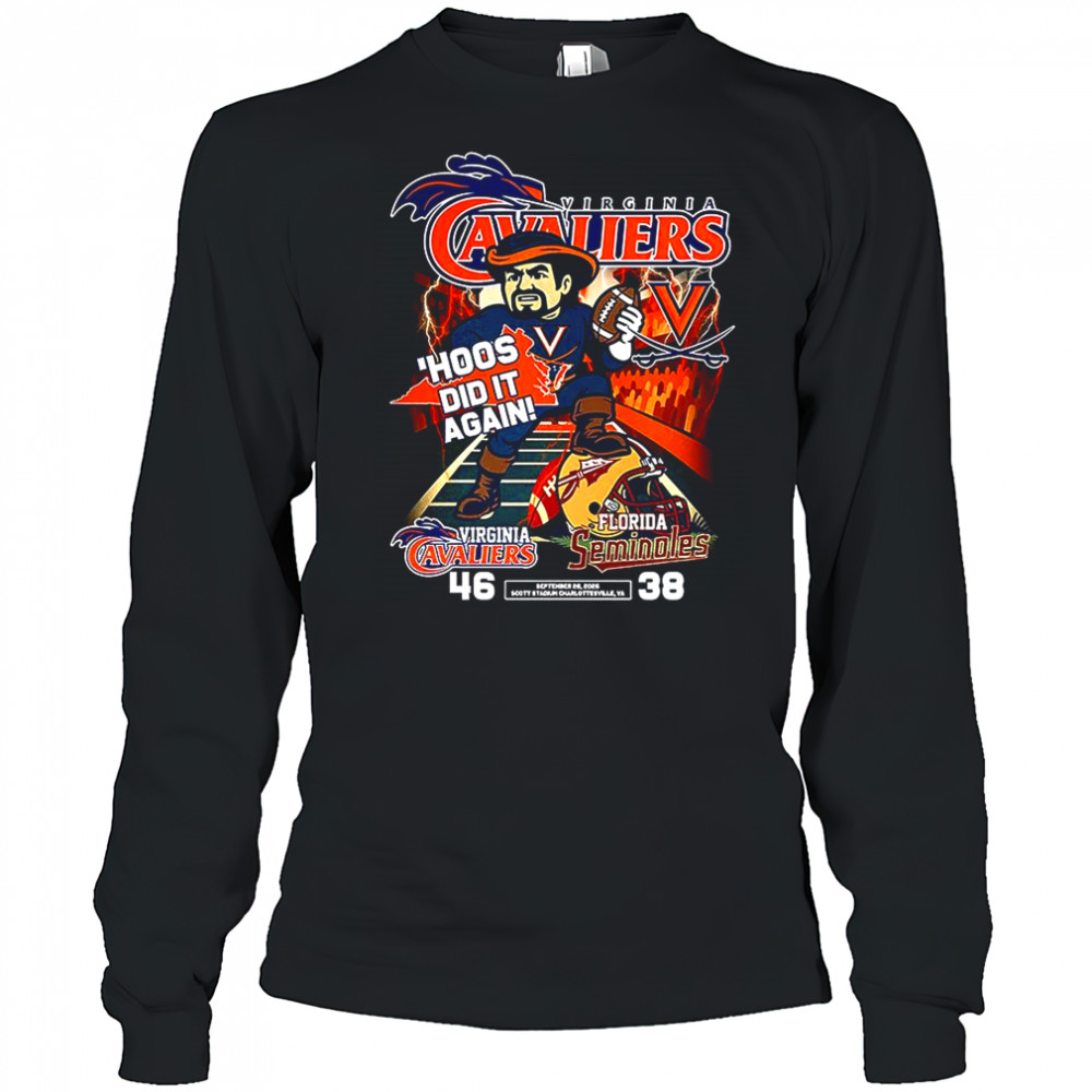 Virginia Cavaliers vs Florida State Seminoles 2025 Scott stadium mascot shirt