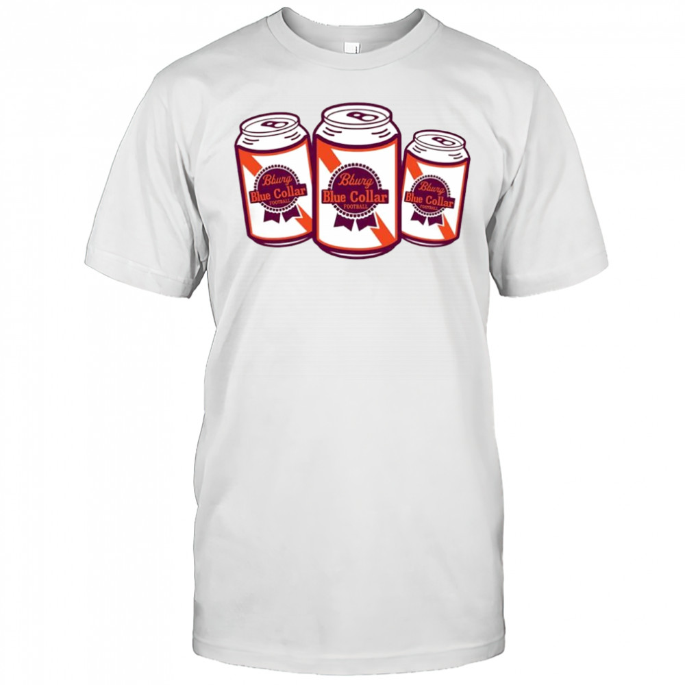 Virginia Tech Hokies Bburg Blue Collar football shirt