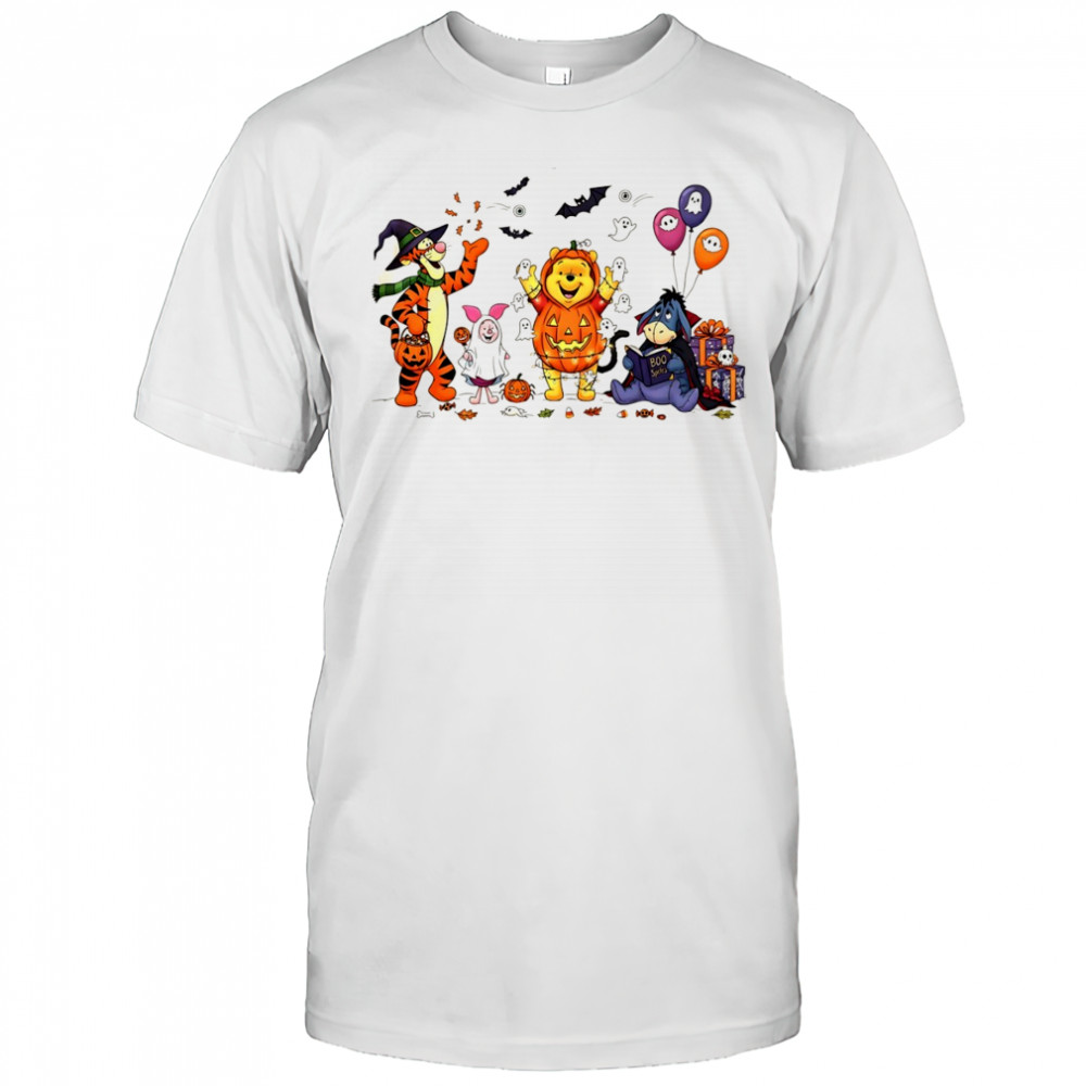 Winnie the Pooh witch spooky vibes Happy Halloween 2025 shirt
