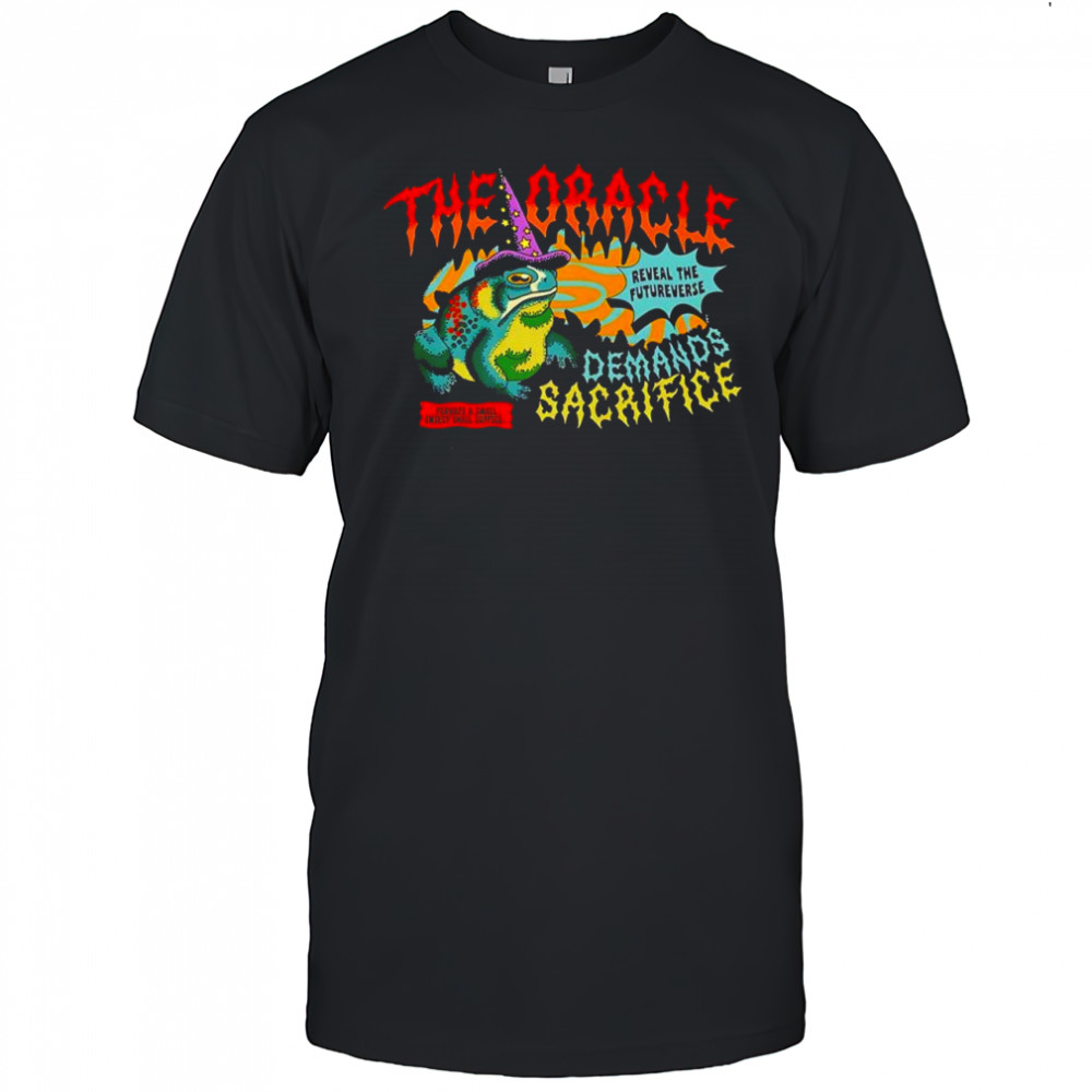 Witch Frog the oracle reveal the futureverse demands sacrifice shirt