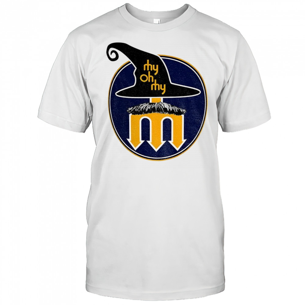 Witch Mustache Magic Cal Raleigh MLB Seattle baseball shirt