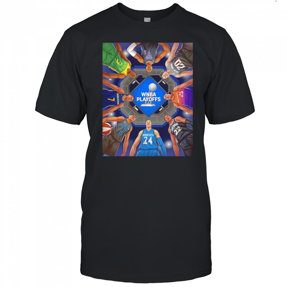 WNBA 2025 Playoffs 8 teams graphic shirt