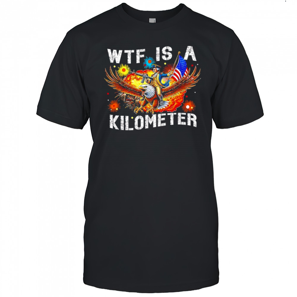 WTF is a kilometer George Washington riding an eagle United States shirt