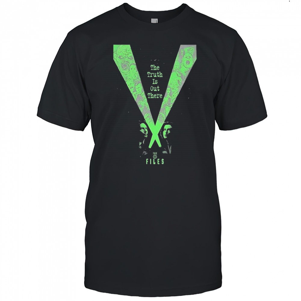 X-Files The Truth Is Out There UFO Conspiracy T-shirt