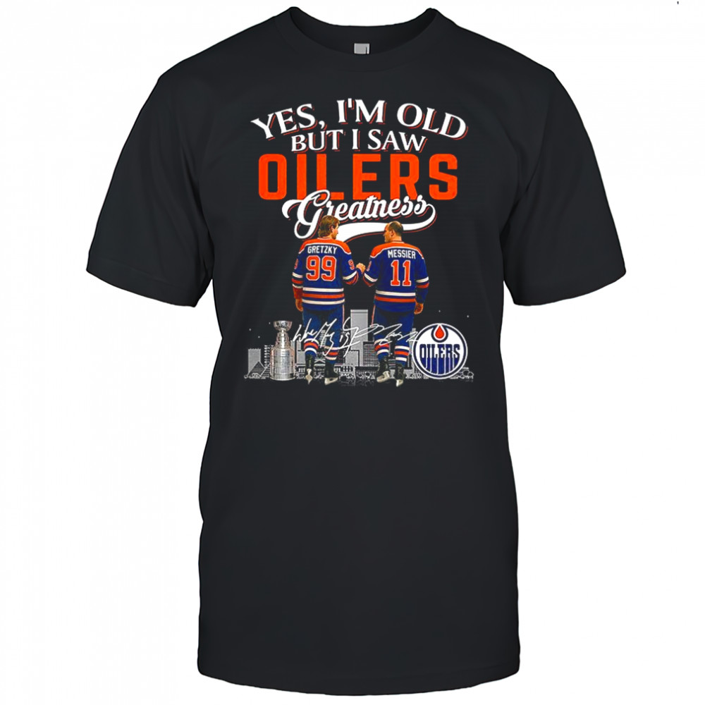 Yes I’m old but I saw Edmonton Oilers Legends signature shirt