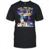 Yes i’m old but i saw Jim Kelly Buffalo Bills x Dominik Hasek Buffalo Sabres Greatness signatures shirt