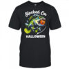 Zombie Bass Fishing Pumpkin Hooked on Halloween shirt