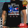 2025 American League Champions 3x Toronto Blue Jays Mascot Baseball Skyline T-Shirt