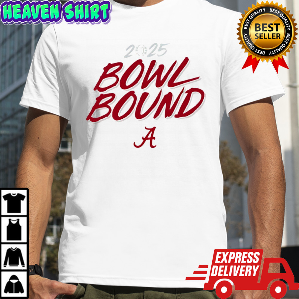 2025 Bowl Bound Alabama Football logo shirt