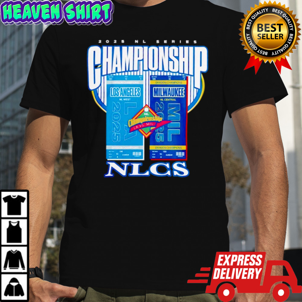 2025 NLCS Los Angeles Dodgers vs Milwaukee Brewers Matchup shirt