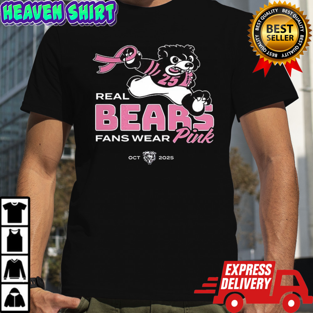 2025 Real Bears Fans Wear Pink shirt