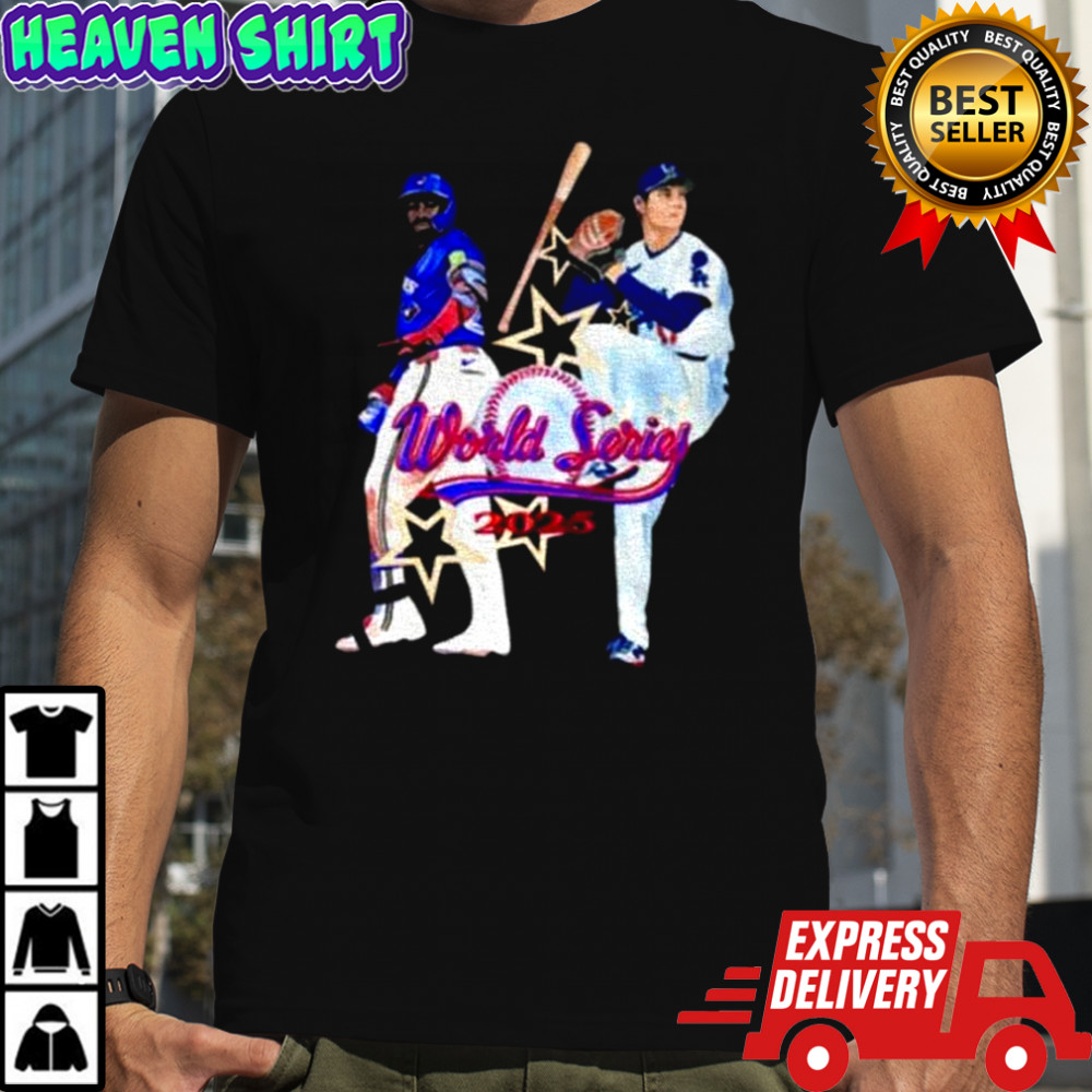 2025 World Series Vladdy Guerrero Jr. x Shohei Ohtani shirt