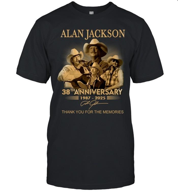 Alan Jackson 38 Years Thank You For The Memories T-Shirt