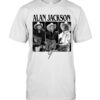 Alan Jackson Black And White Photo Collage T-Shirt
