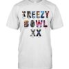 Breezy Bowl XX Chris Brown Album Collage White T-Shirt