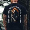 HOW CAN SOMETHING SO BAD FEEL SO GOOD Praying Smoking Nun Print Men's T-shirt