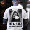 LET'S MAKE BAD CHOICE TOGETHER Gangster Nun Print Men's T-shirt