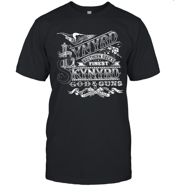 Lynyrd Skynyrd Southern Rock’s Finest God And Guns T-Shirt