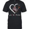 Peace Love Alan Jackson Heart Guitar T-Shirt